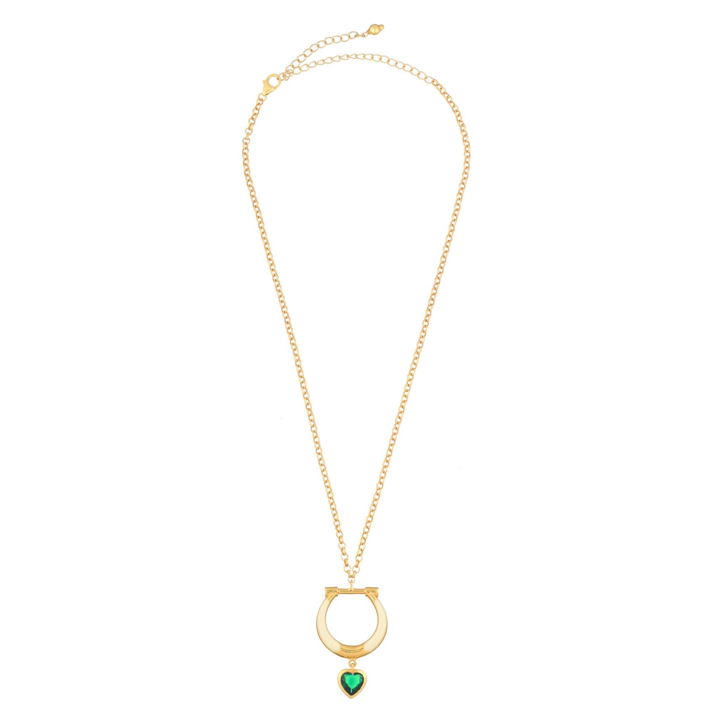 CHLOE Reversible Horse Shoe Pendant - Classic