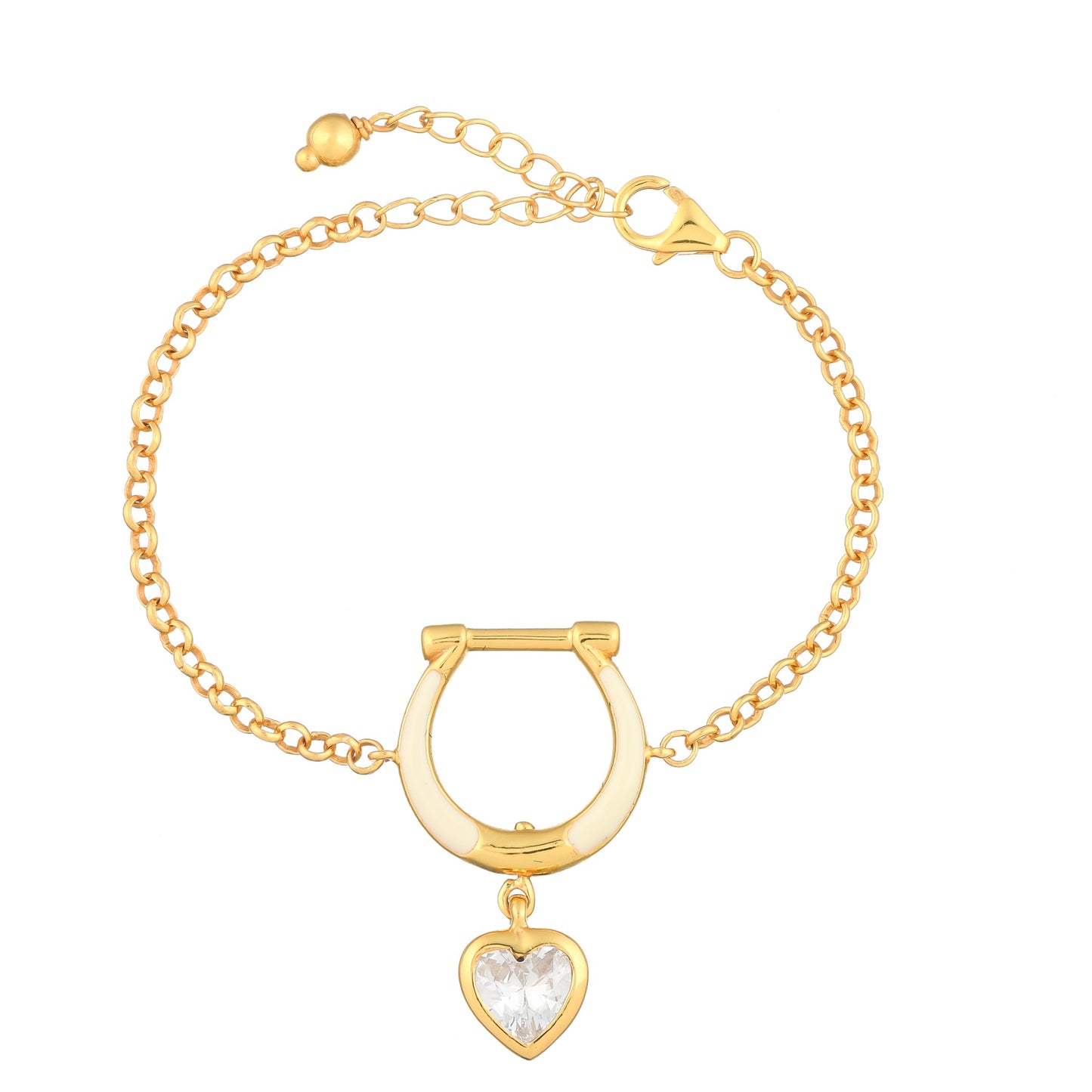 MARIE Reversible Horse Shoe Bracelet - Classic