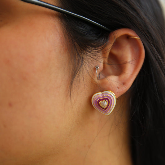Bianca Pop Heart Earrings