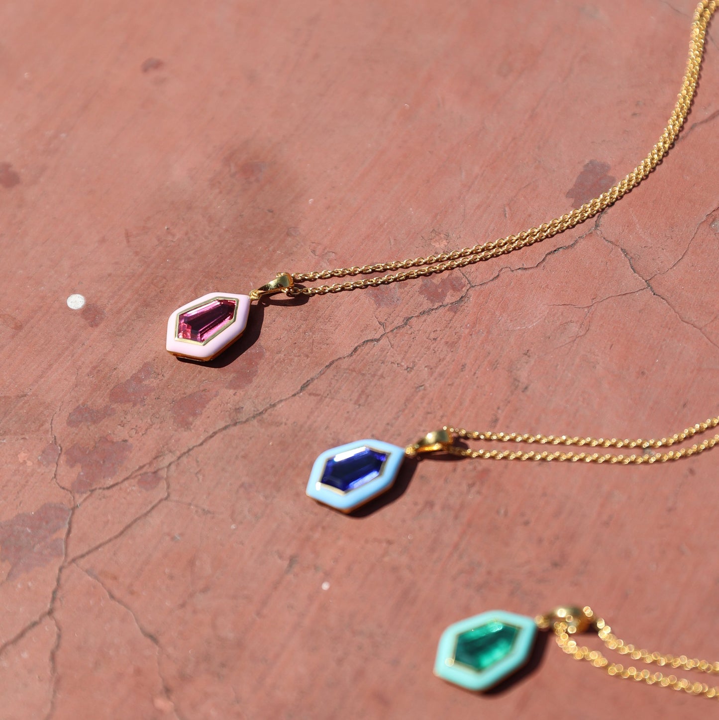 Hexa Gemstone Pendant