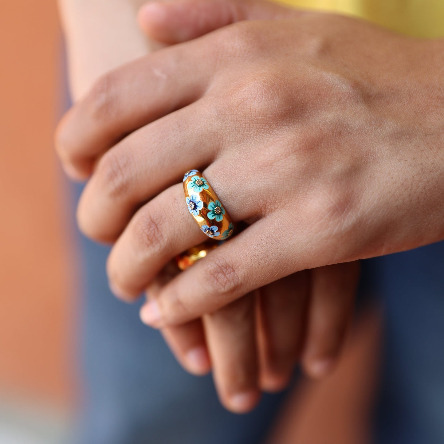Pressed Flower Ring