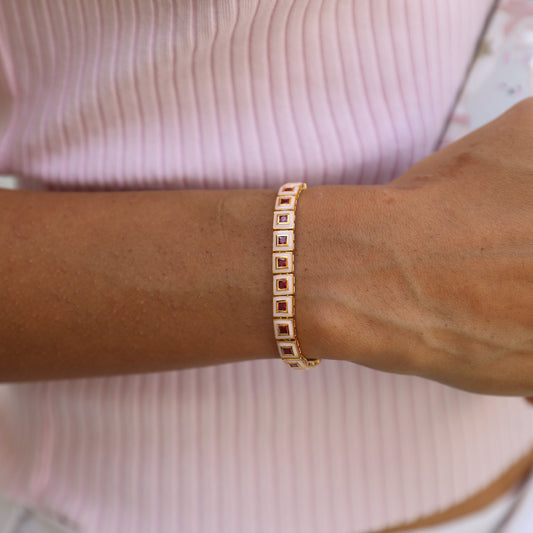 Aarvi Tennis Bracelet