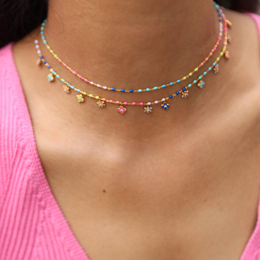 Rainbow Pico Multi-wrap Chain