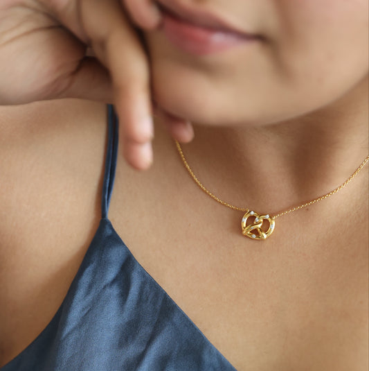 Pretzel Necklace