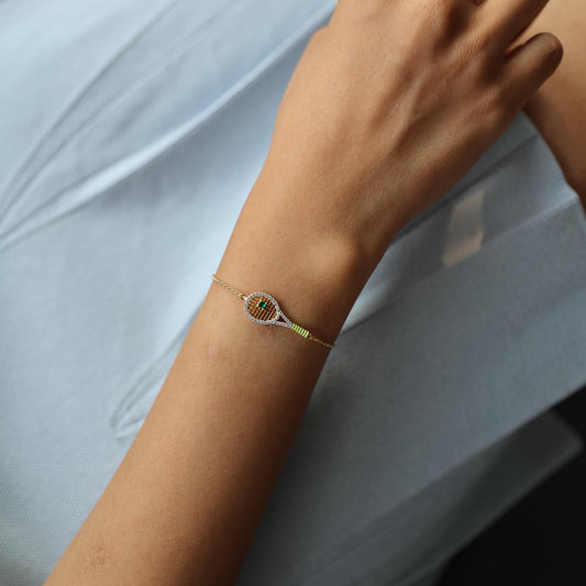 Tennis Racket Bracelet
