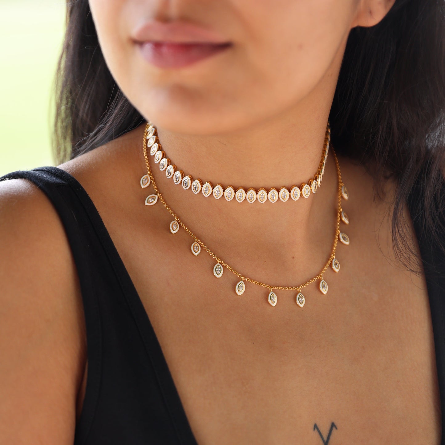 Remi Necklace - White