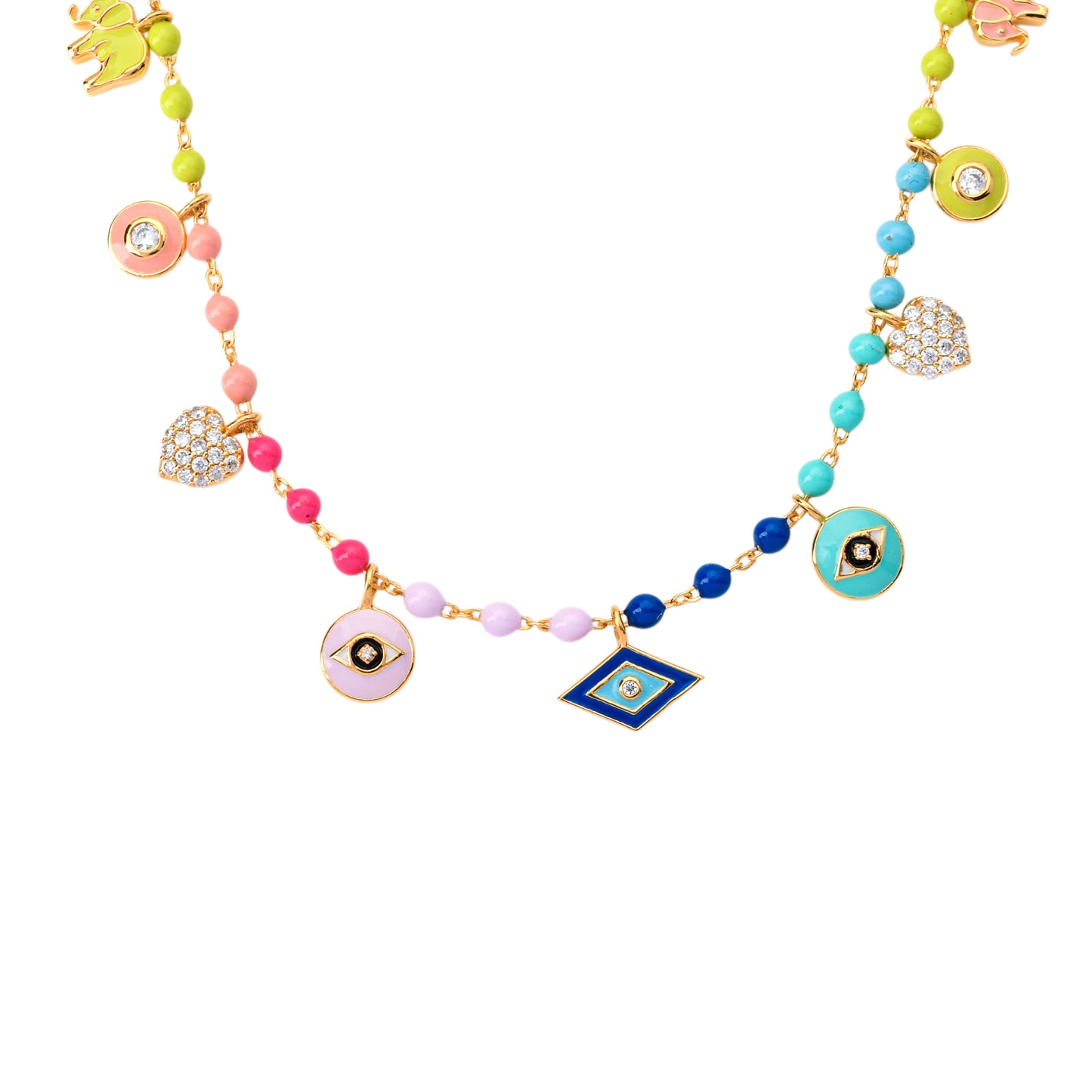 Multi Charm Necklace