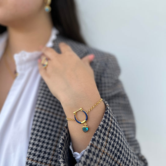 MARIE Reversible Horse Shoe Bracelet - Classic