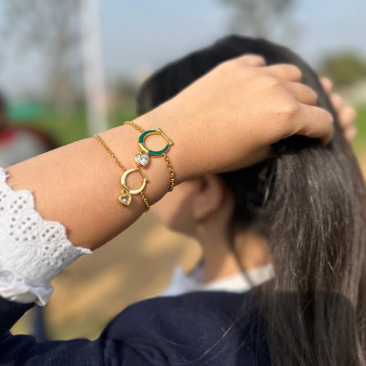 MARIE Reversible Horse Shoe Bracelet - Classic