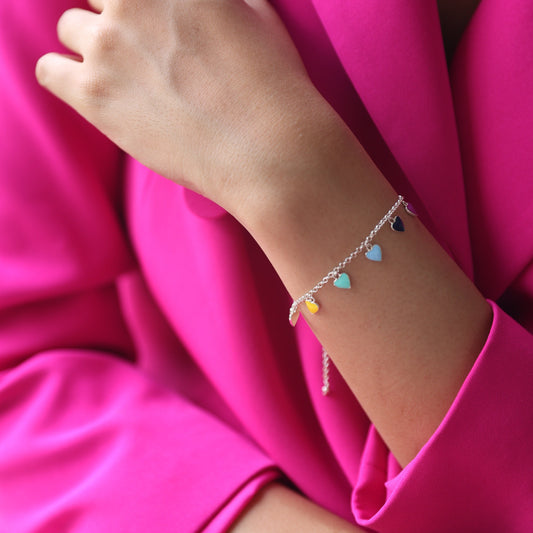 Cara Pop Heart Bracelet