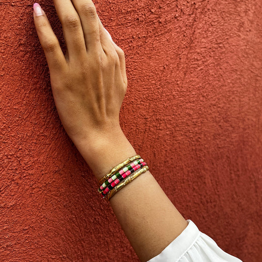 Lychee Pop Rock Candy Bracelet - RTS