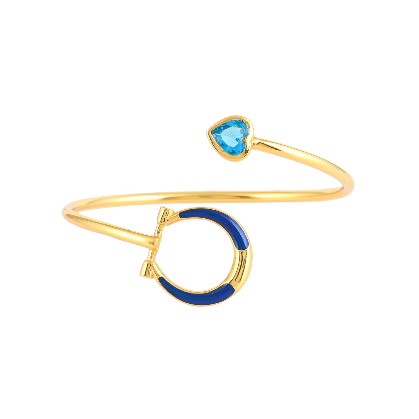 VIOLET Horse Shoe Bangle