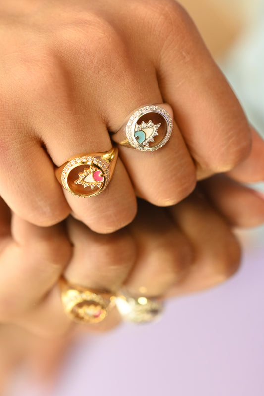 Aisha Evil Eye Ring