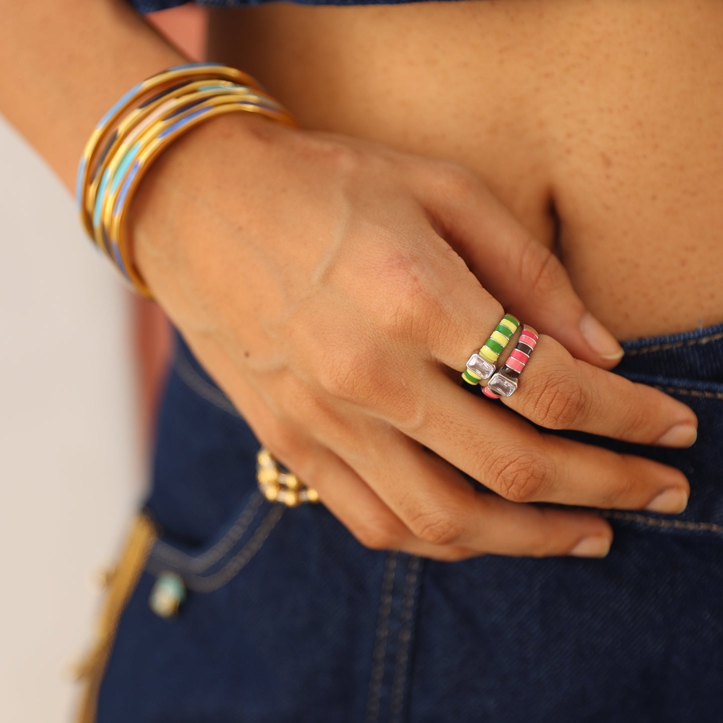 Lychee Pop Rock Candy Ring