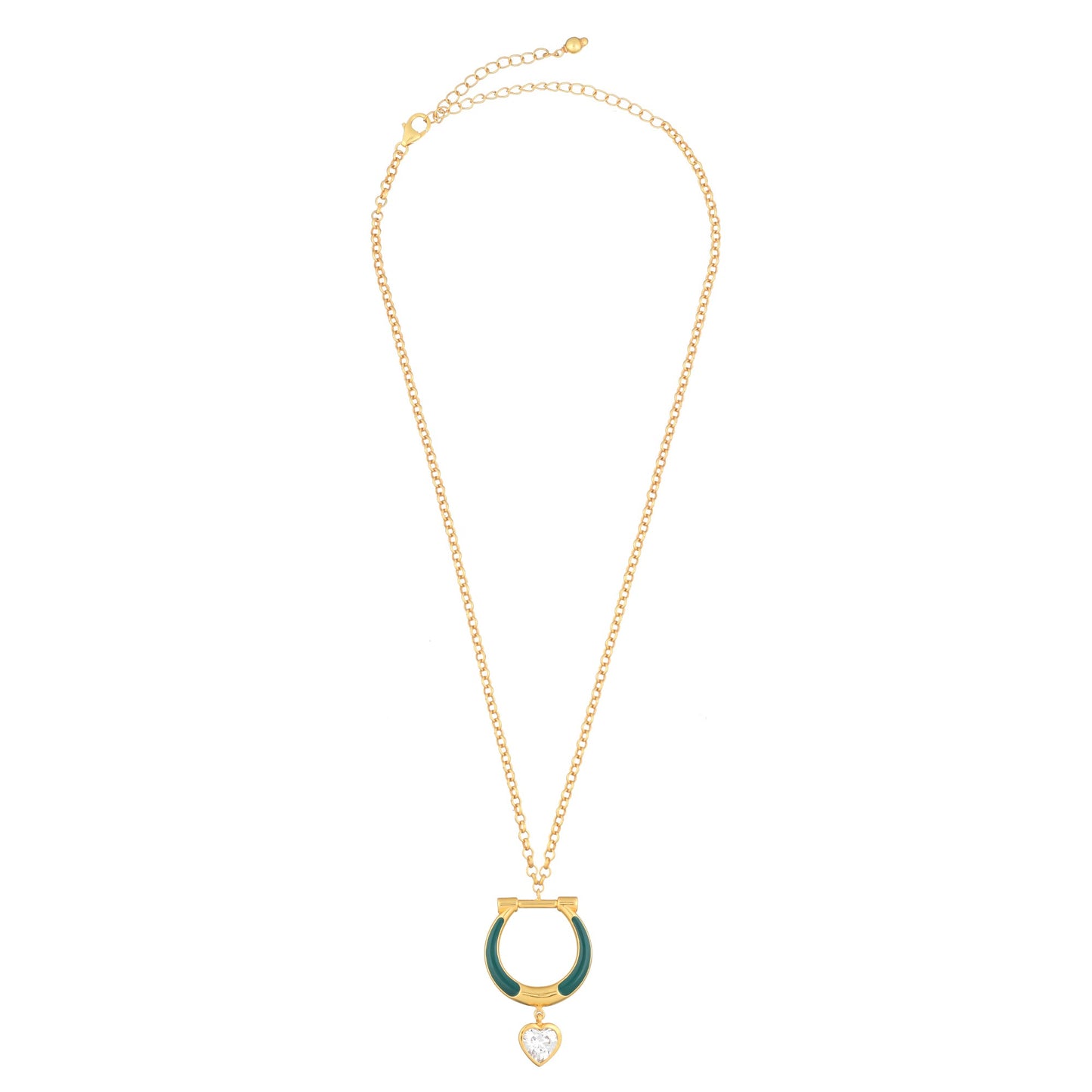 CHLOE Reversible Horse Shoe Pendant - Classic