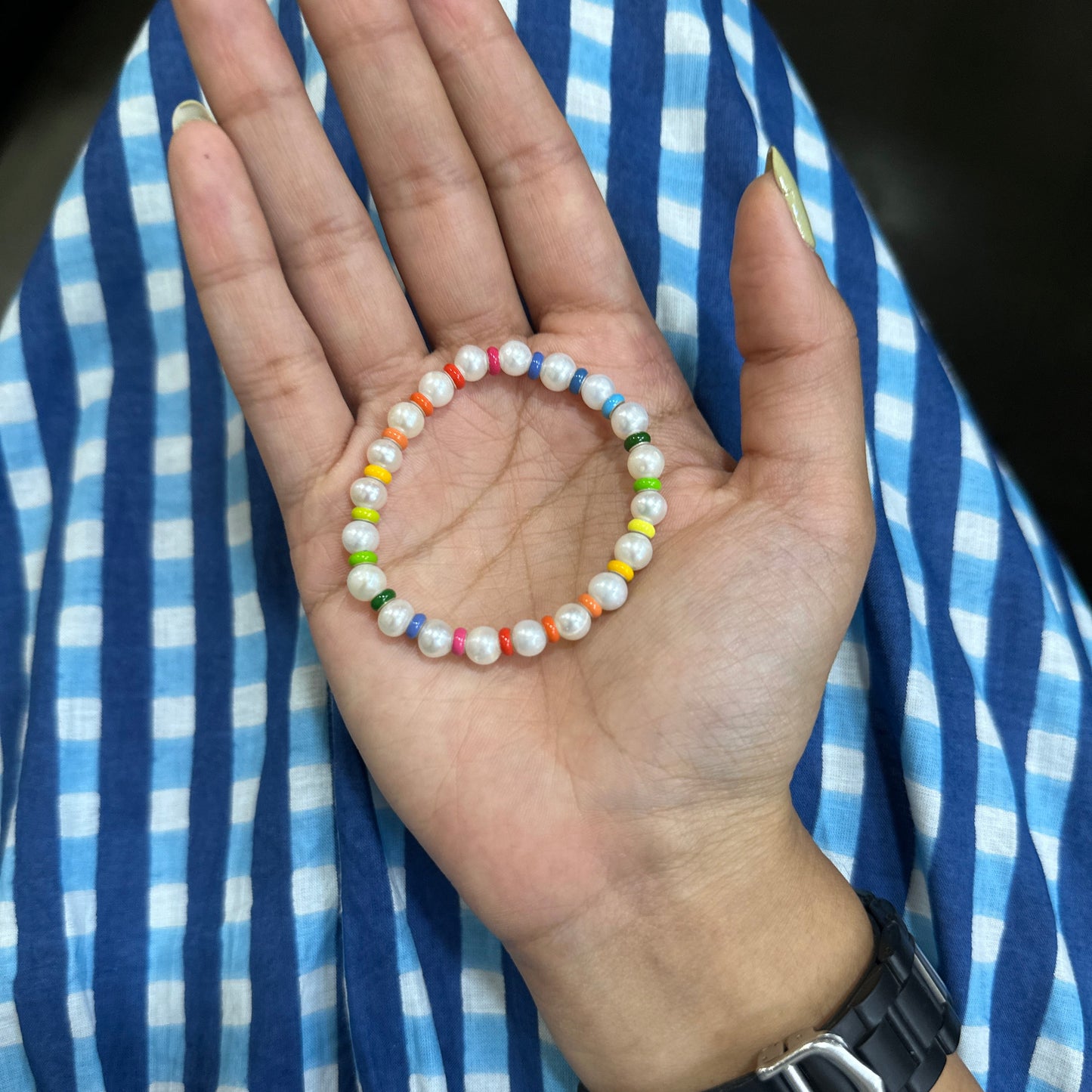 Pearl Rainbow Bracelet