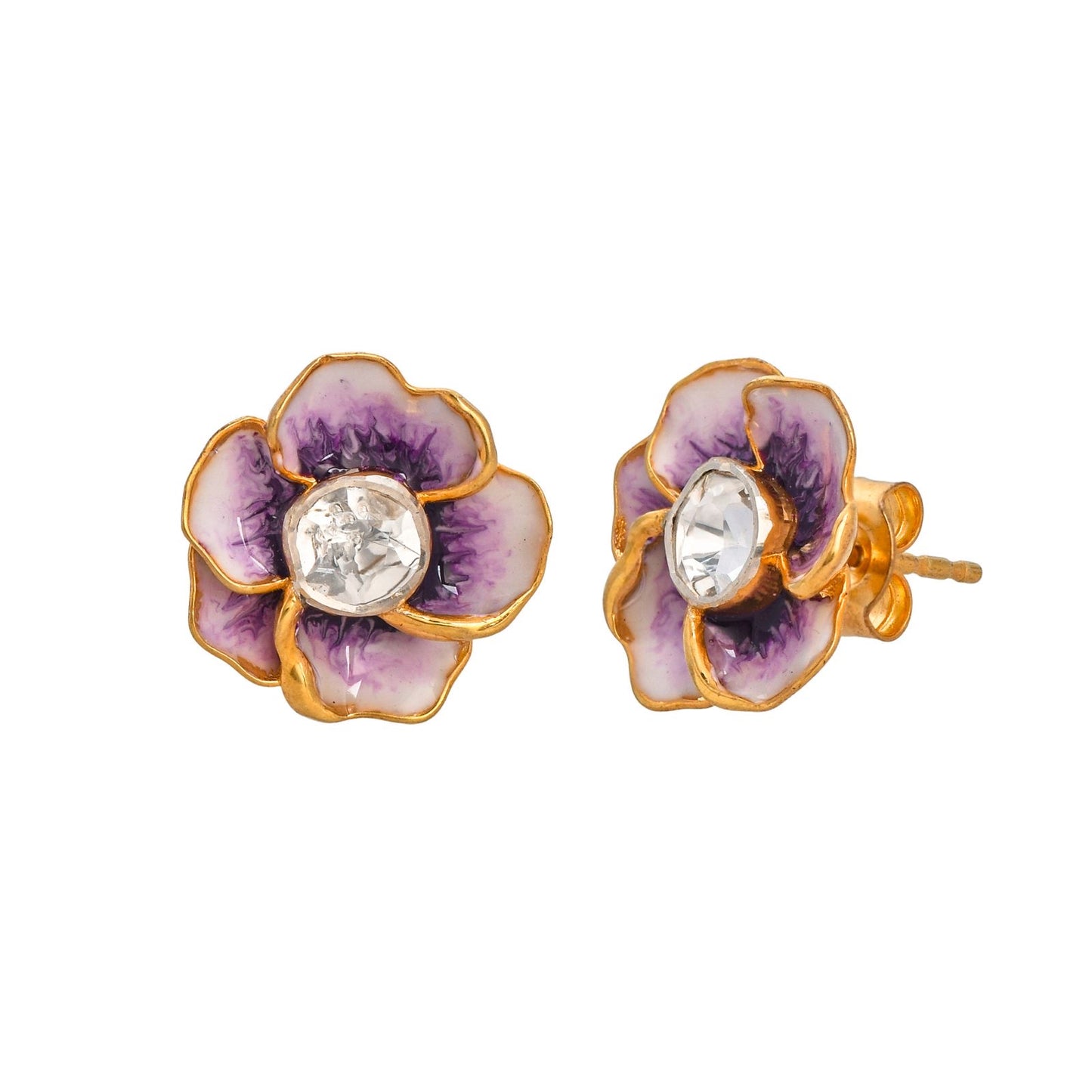 Pansy Studs
