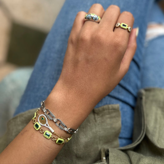 Tennis Racket Bracelet