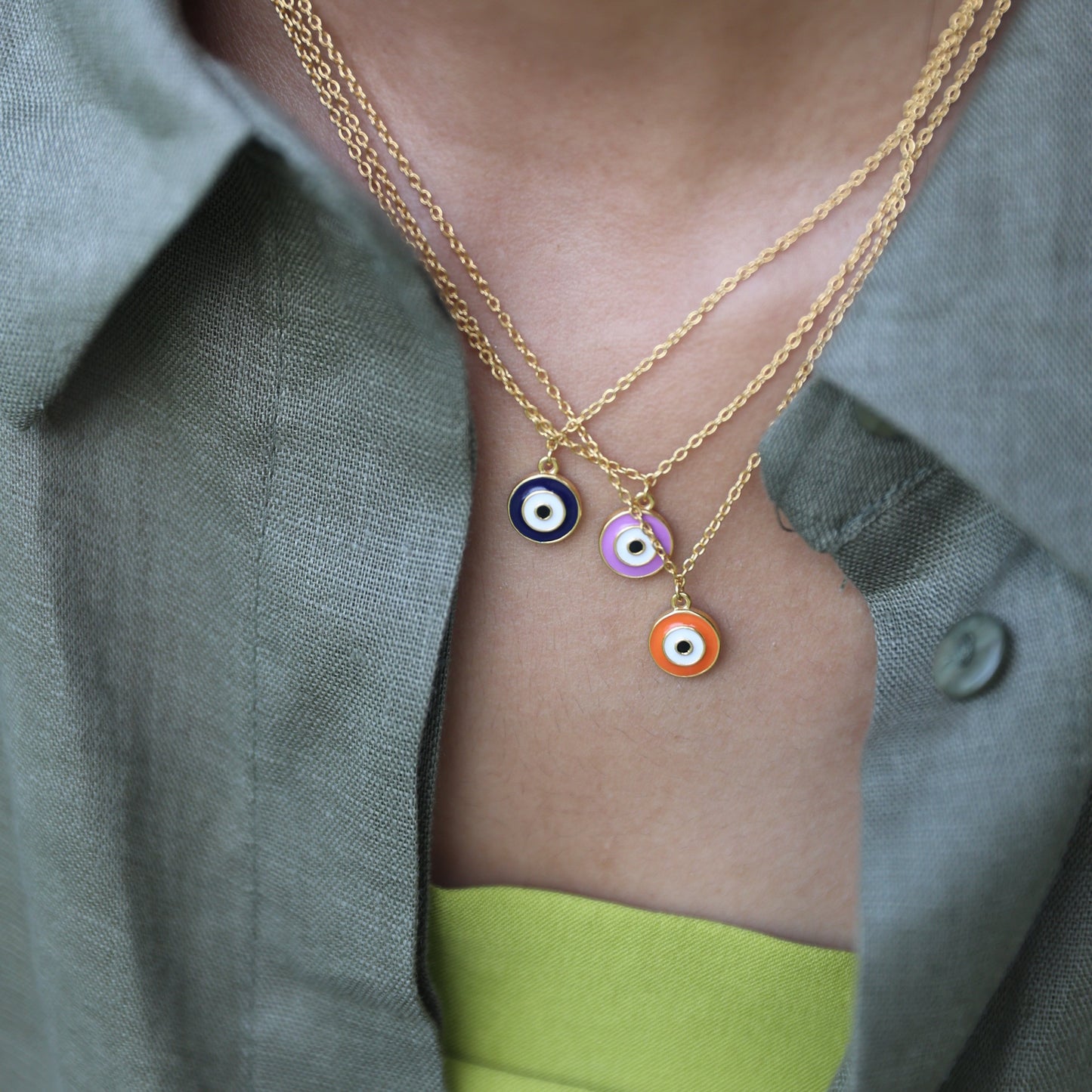 Lydia Evil Eye Pendant