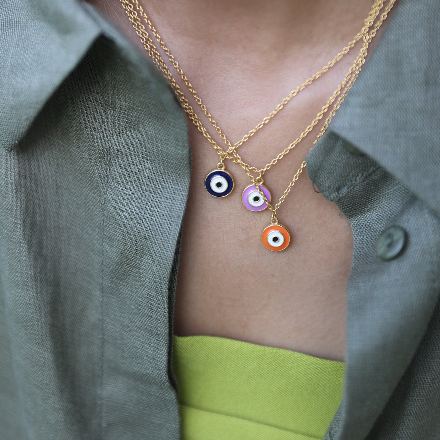 Lydia Evil Eye Pendant