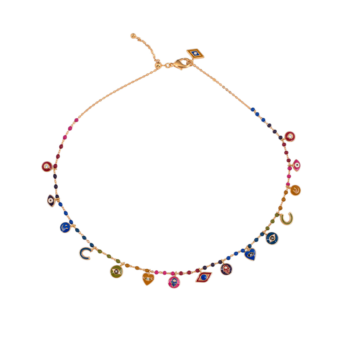 Nazar Multi Charm Necklace