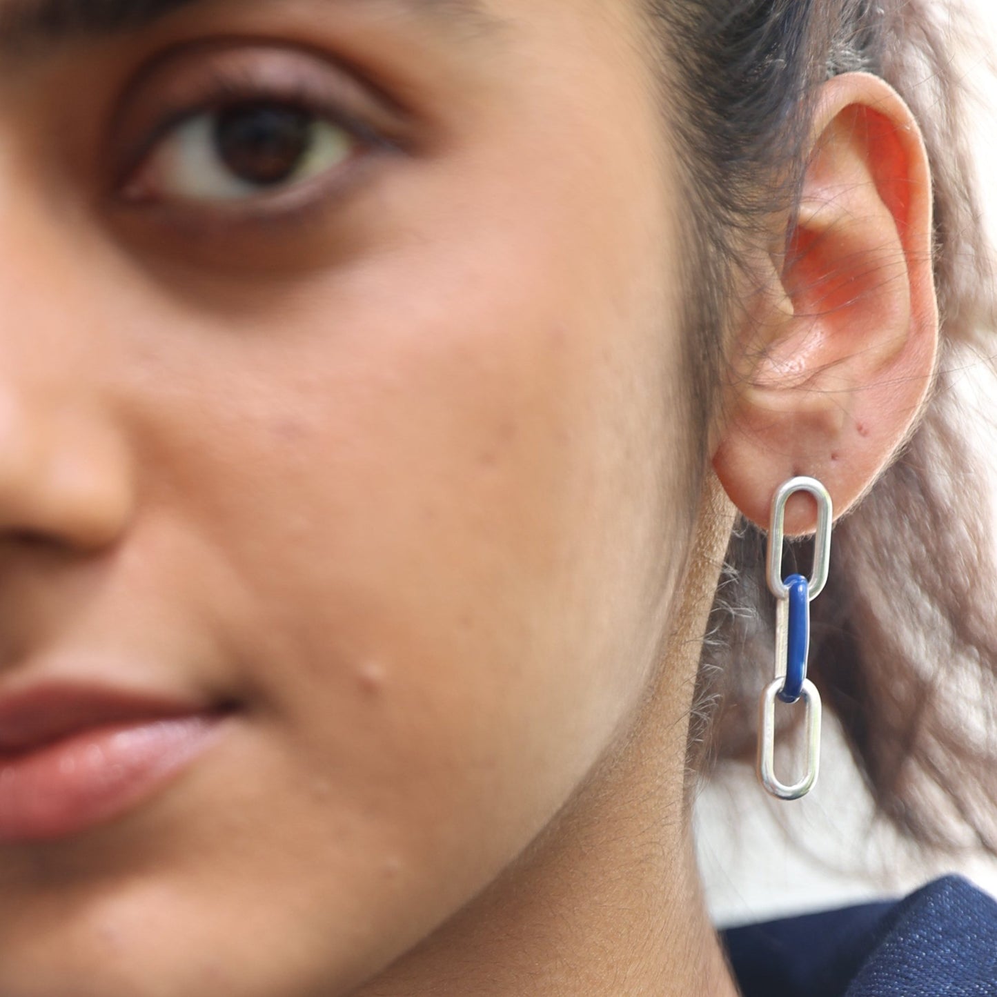 Viola Triple Link Earrings