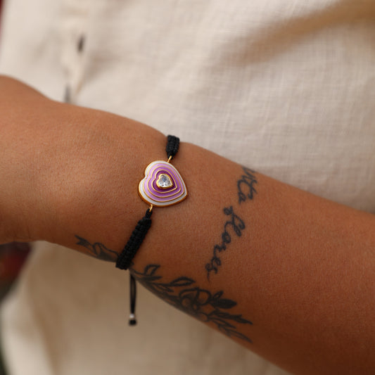 Boe Pop Heart Thread Bracelet