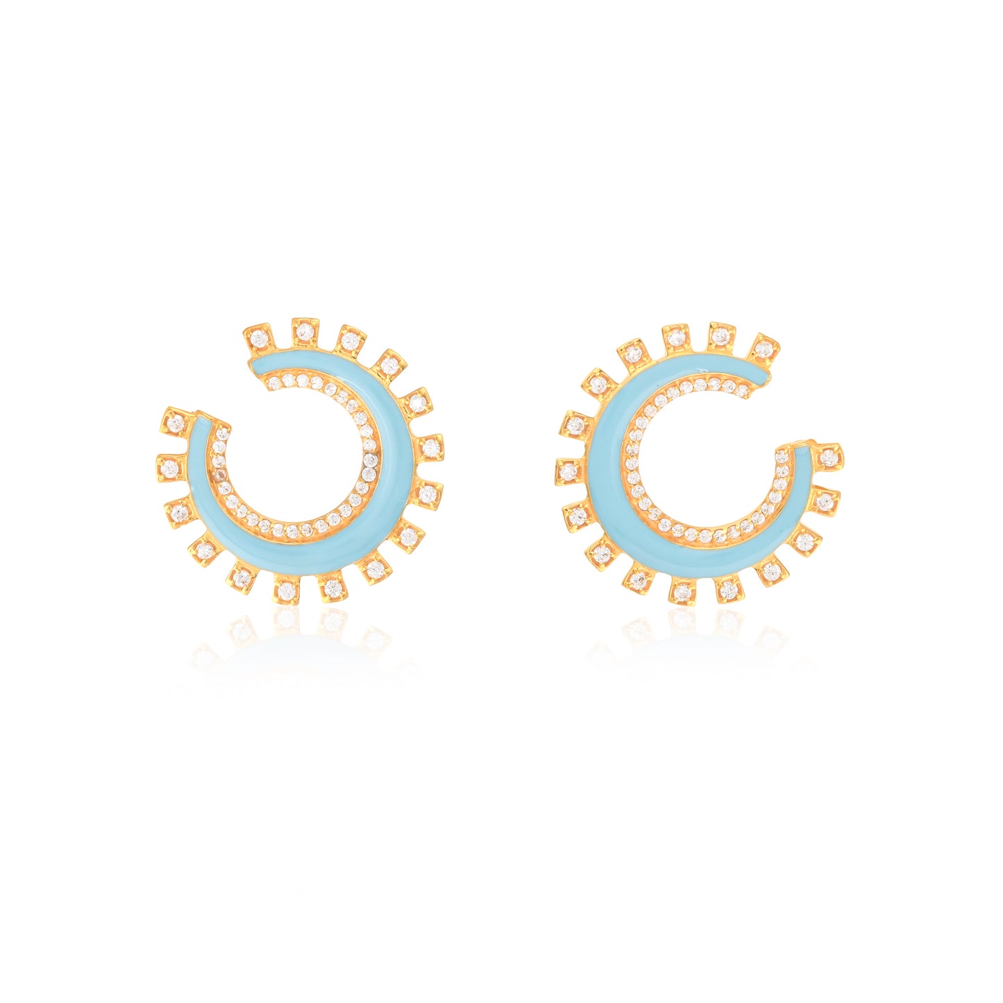 light weight gold earrings for daily wear