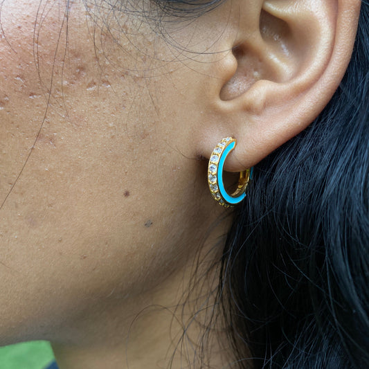 simple daily wear gold earrings
