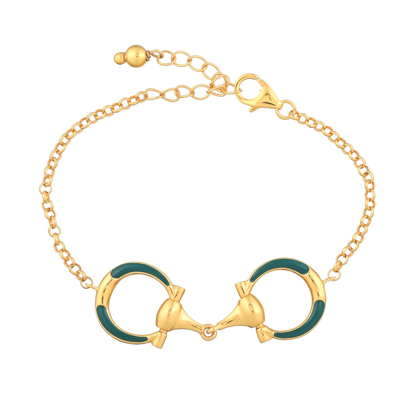 CHARLOTTE Reversible Double Horse Shoe Bracelet