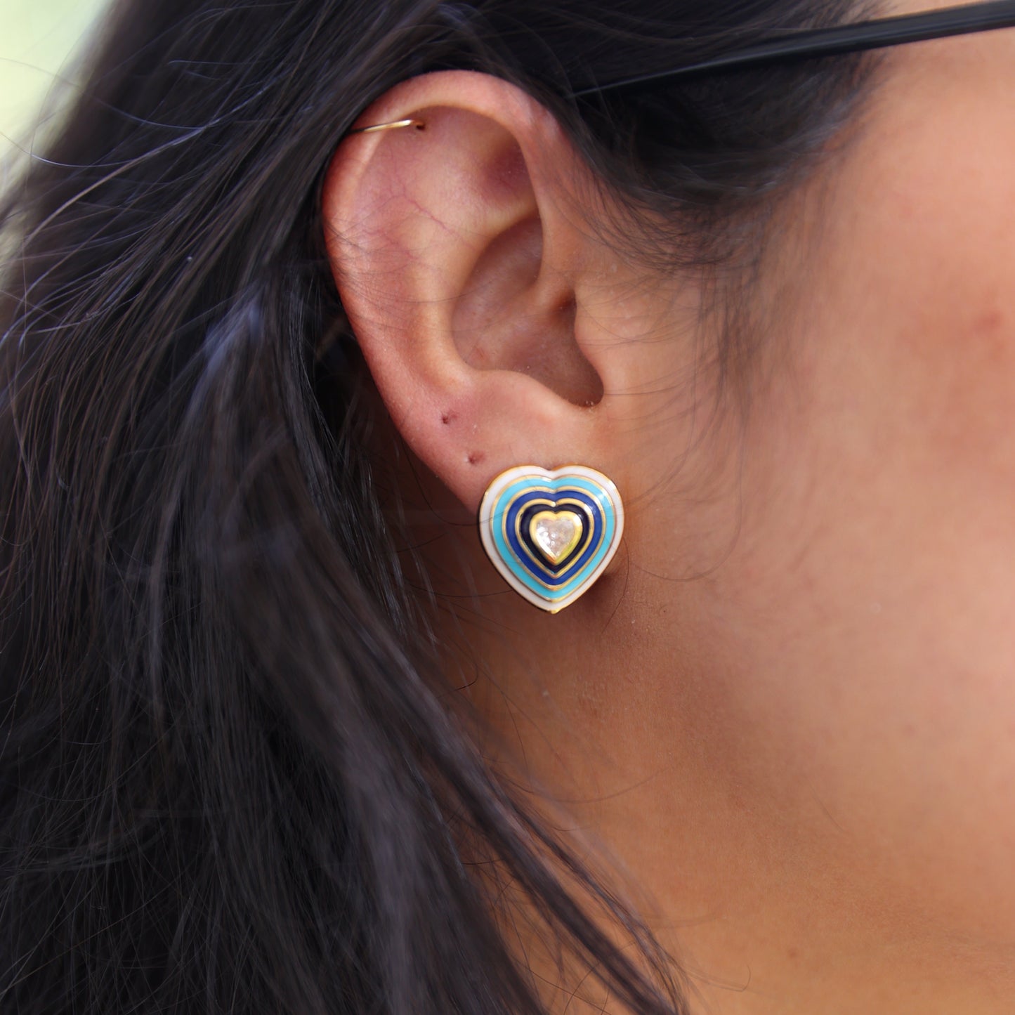 Bianca Pop Heart Earrings