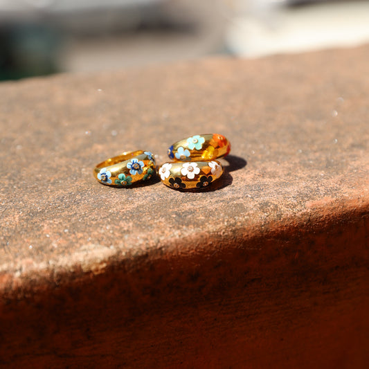 Pressed Flower Ring