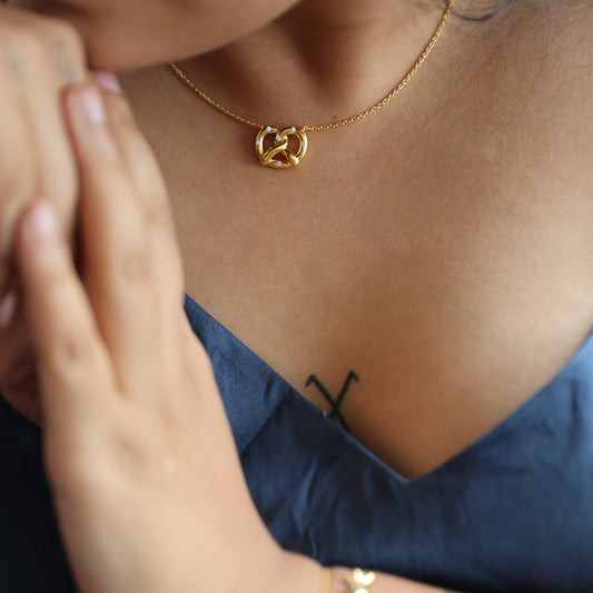 Pretzel Necklace