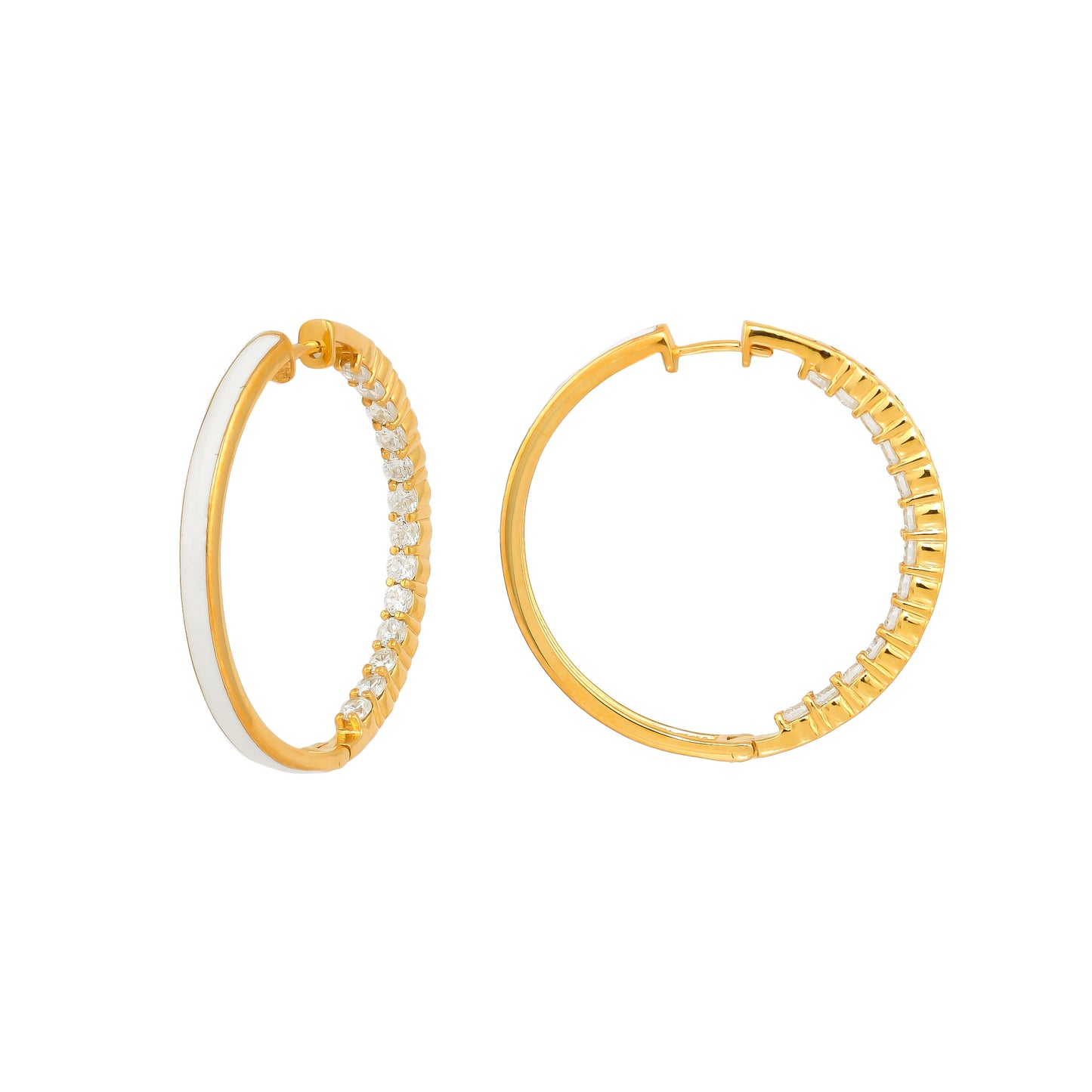 Hermia Hoops - Ivory