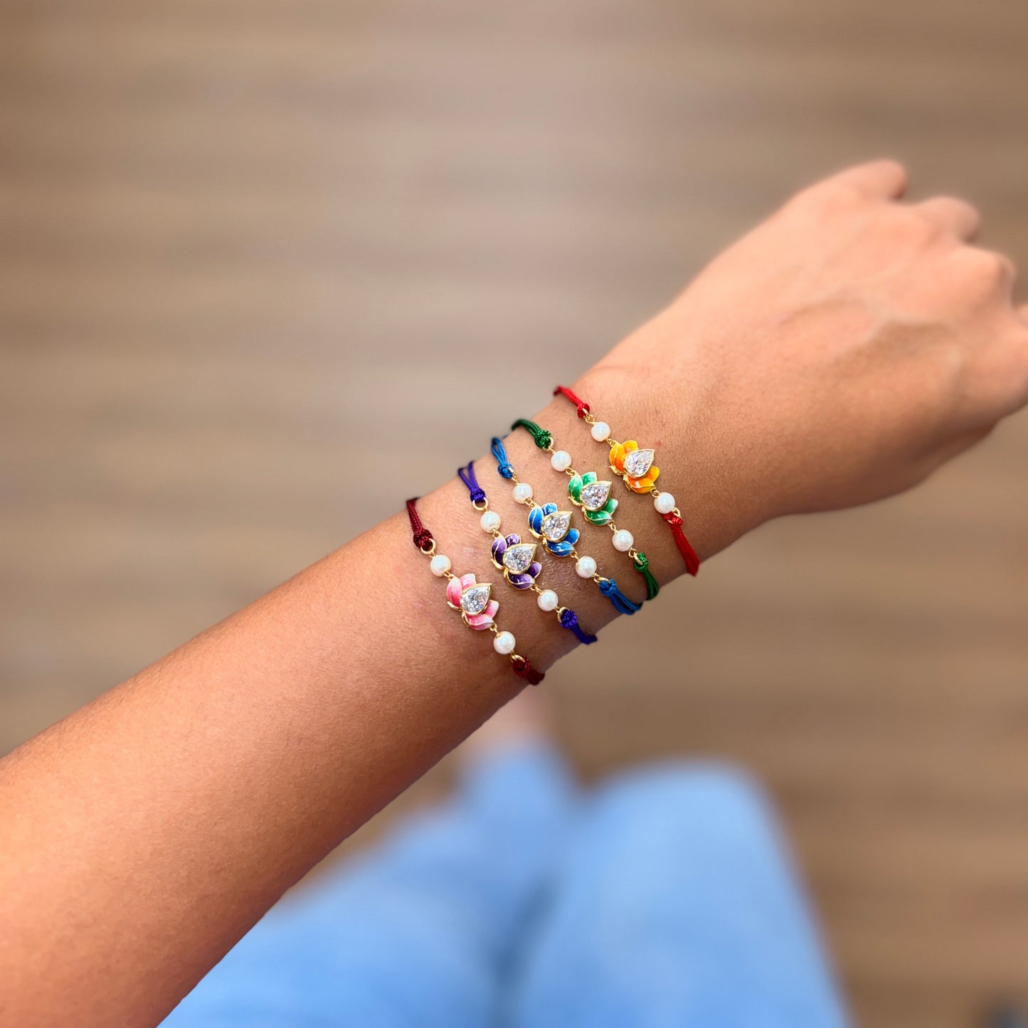 Lotus Thread Bracelet