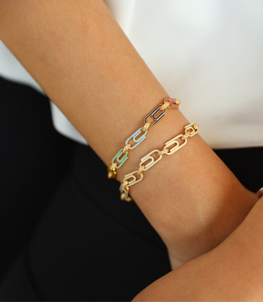 Paper Clip Bracelet