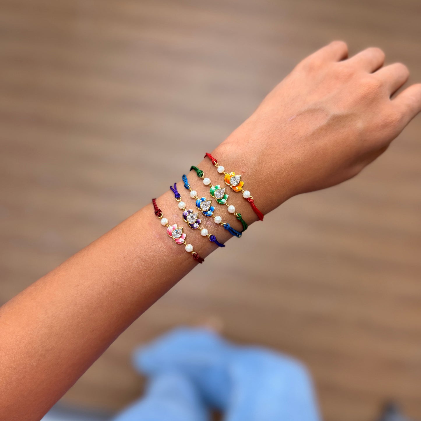Lotus Thread Bracelet