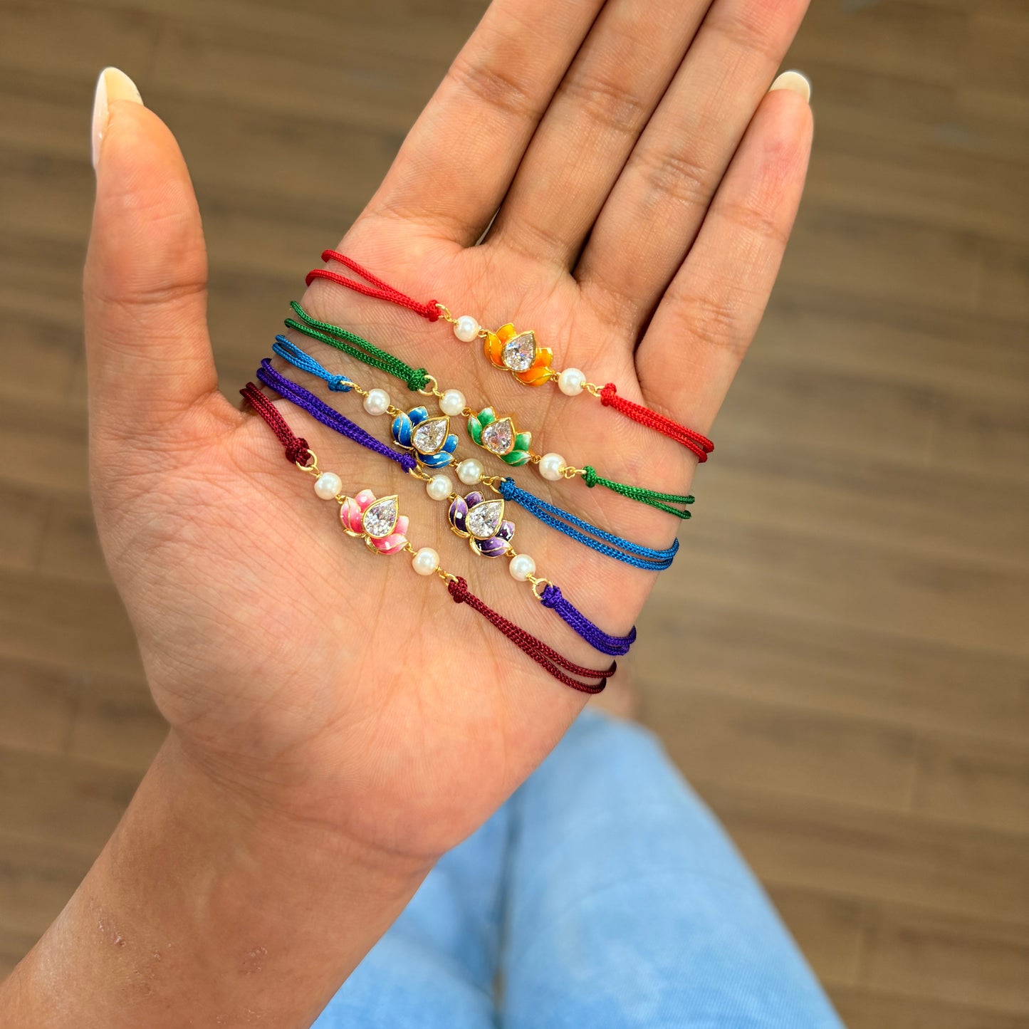 Lotus Thread Bracelet