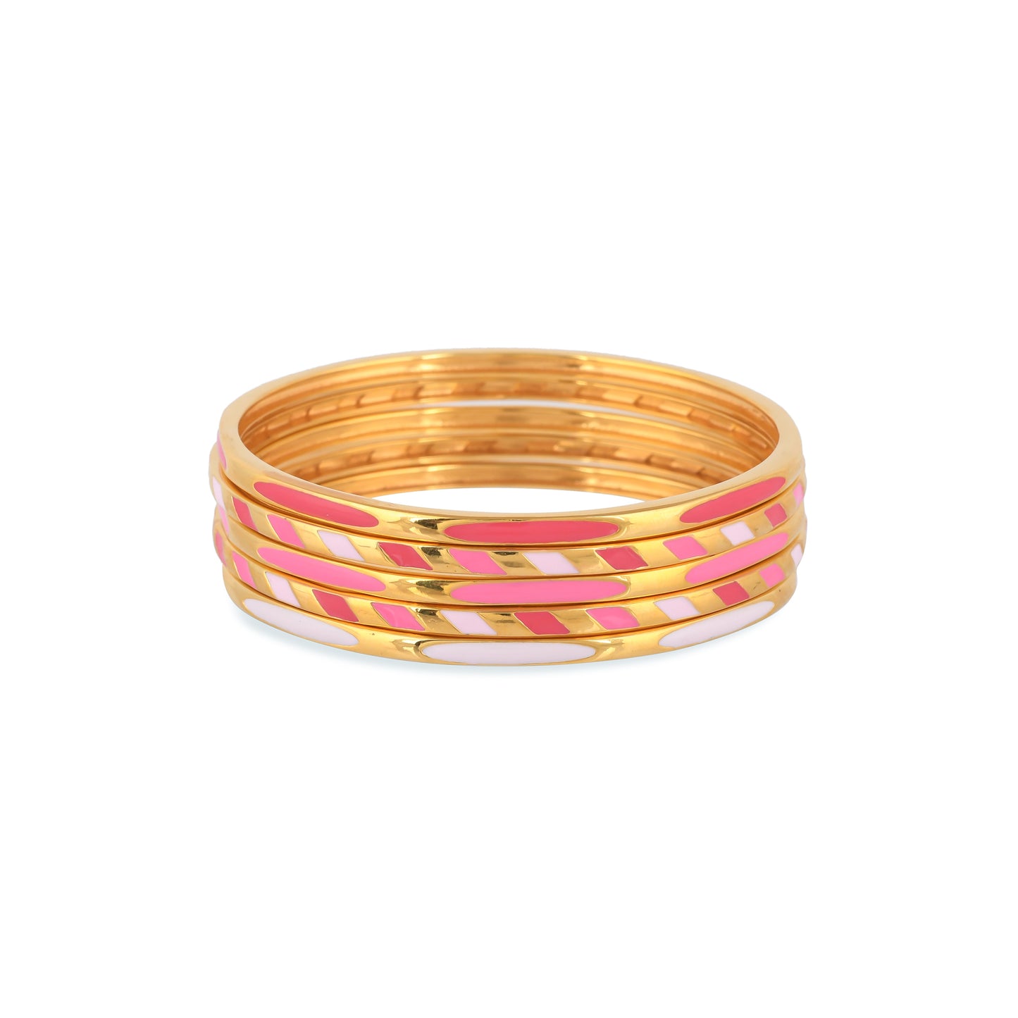 Blush Bangle Stack