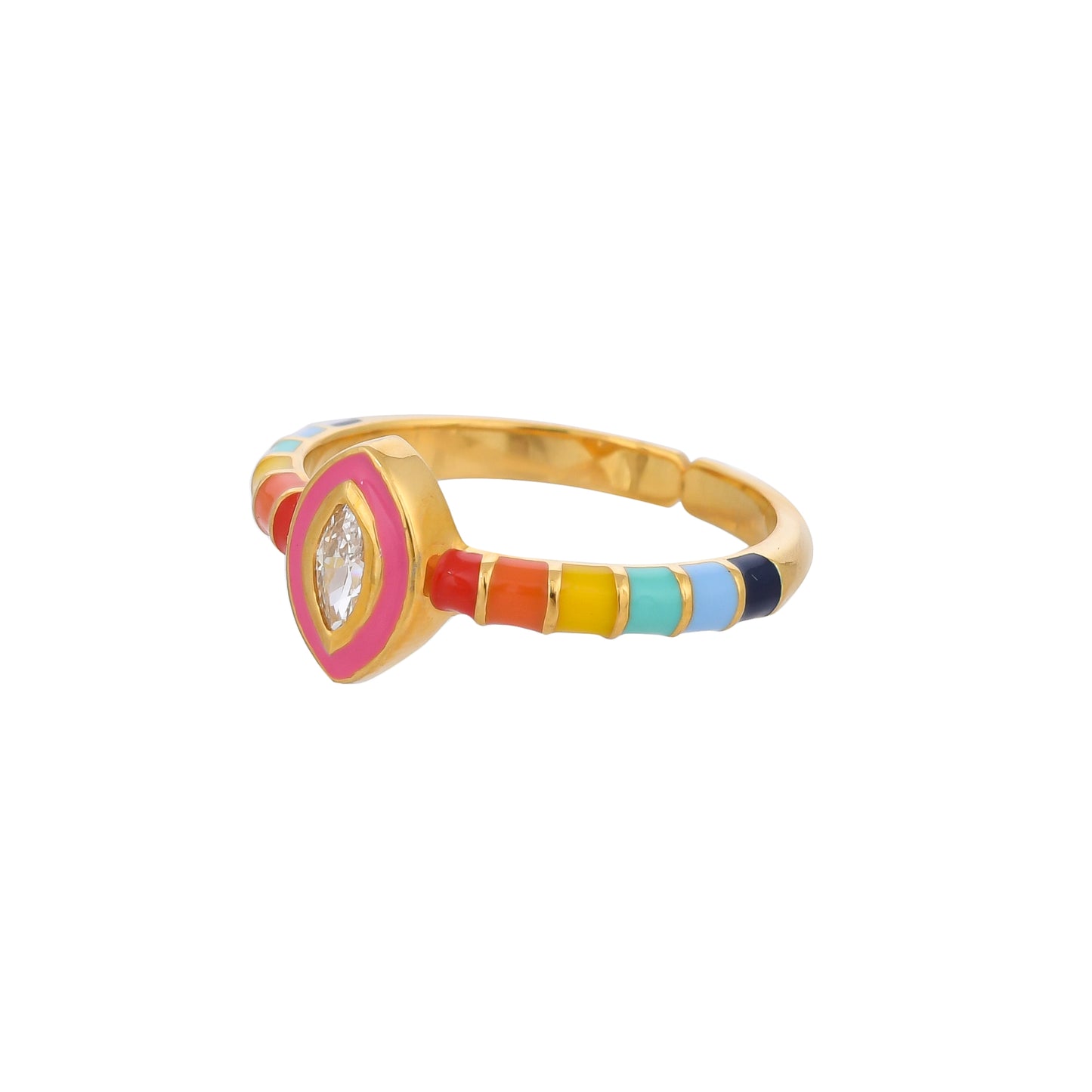 Rainbow Twizzler Candy Ring - Mini