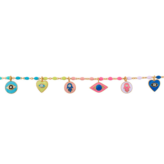 Multi Charm Necklace