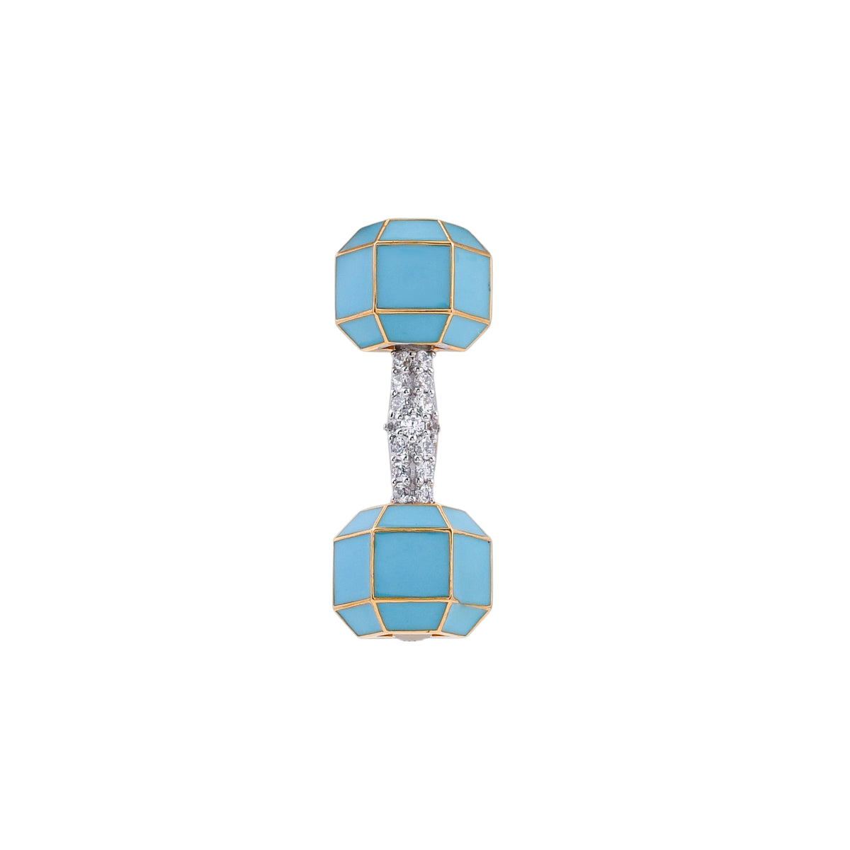 Dumbbell Charm