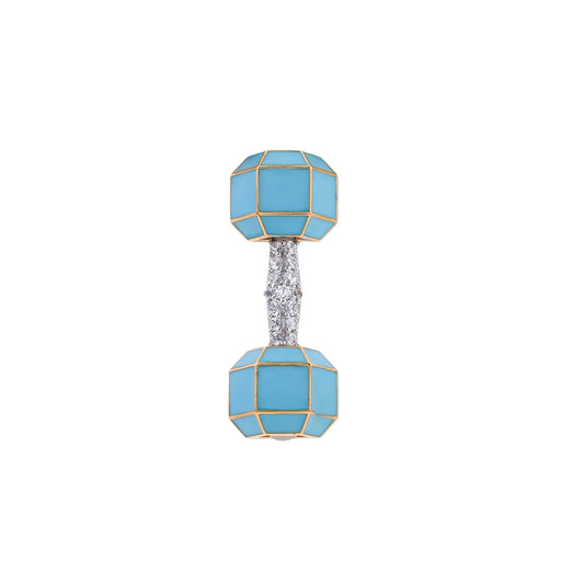 Dumbbell Charm