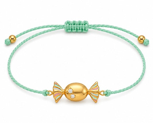 Butterscotch Thread Bracelet