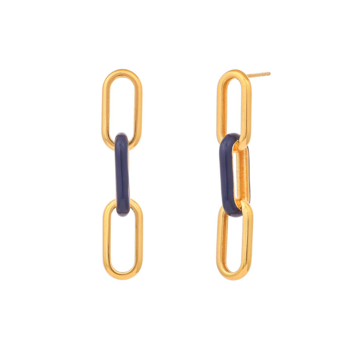 Viola Triple Link Earrings