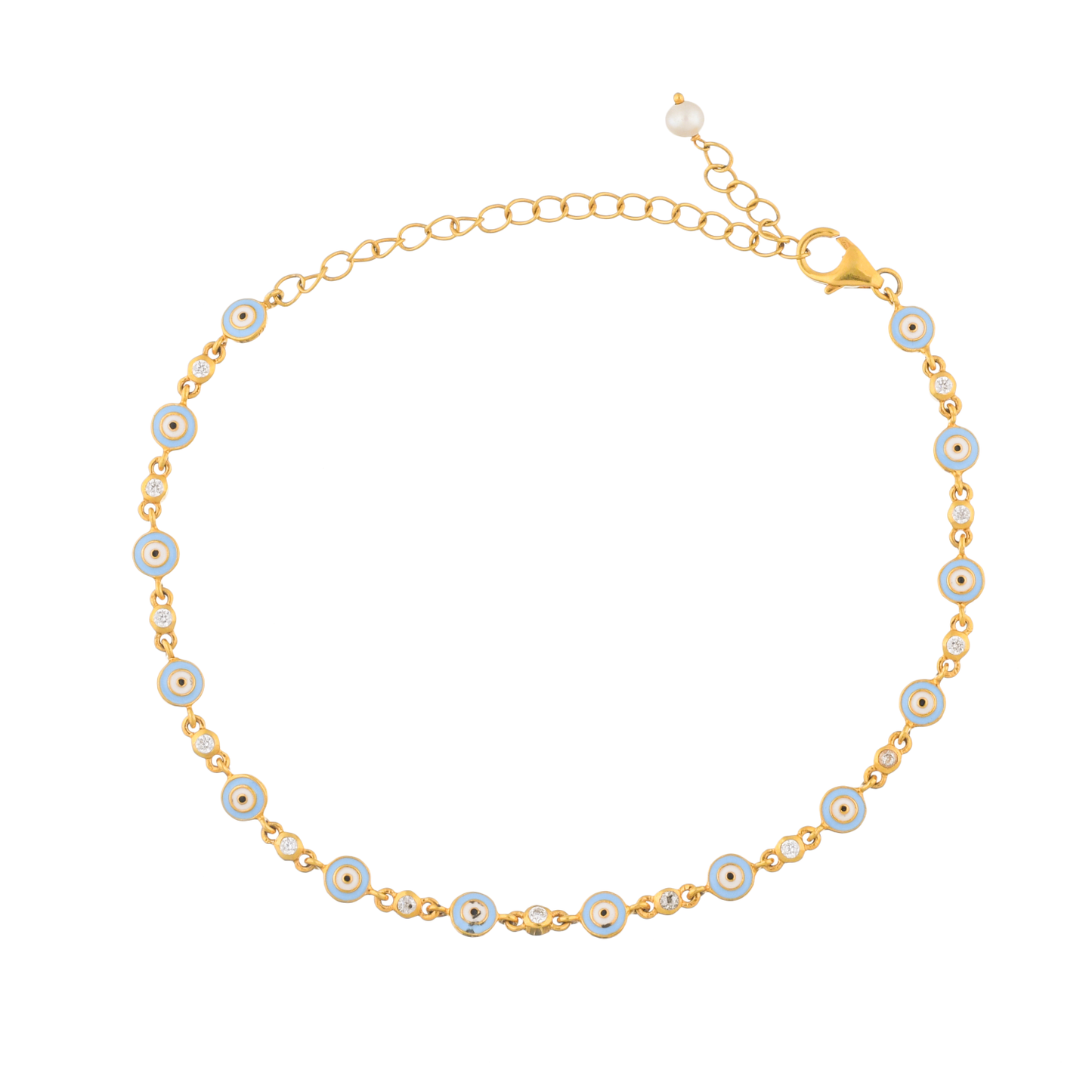 Reversible Noma Evil Eye Anklet