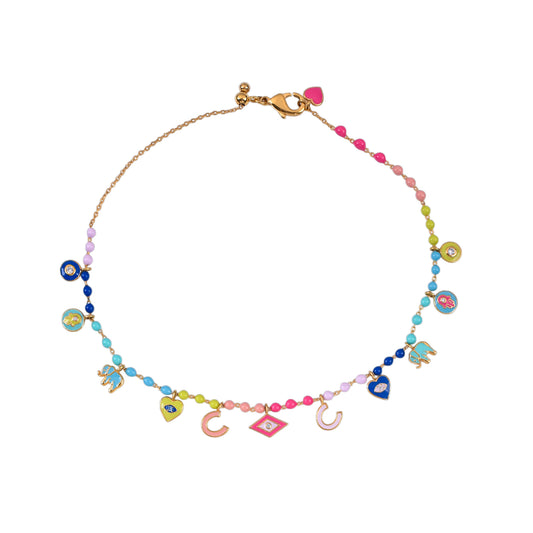 Multi Charm Anklet