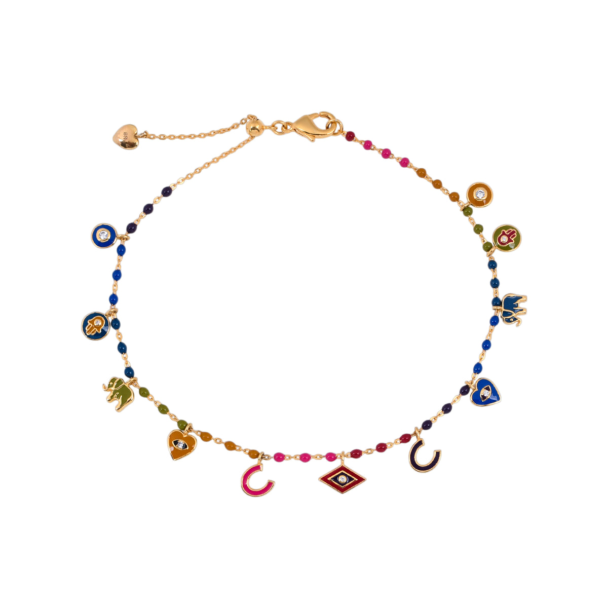 Multi Charm Anklet