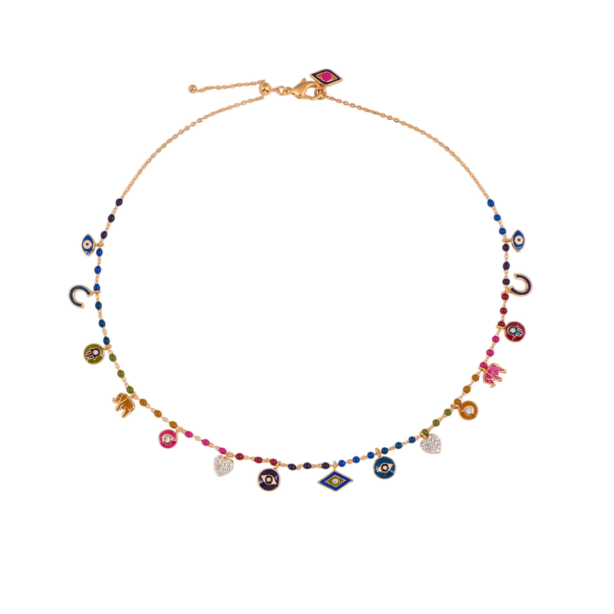 Multi Charm Necklace