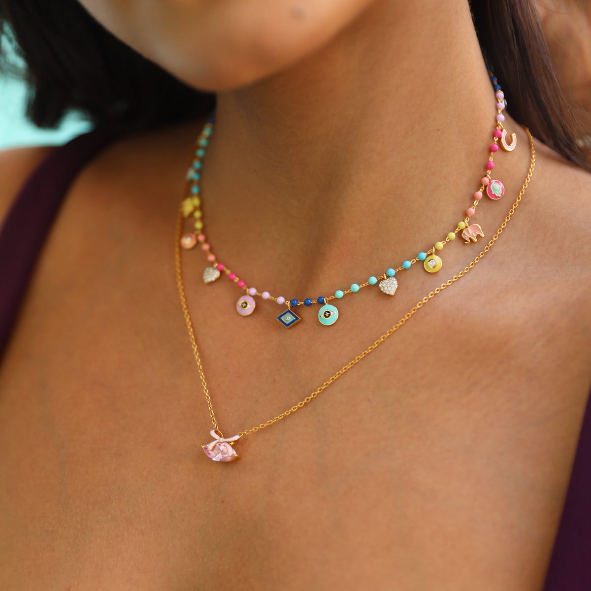 Multi Charm Necklace
